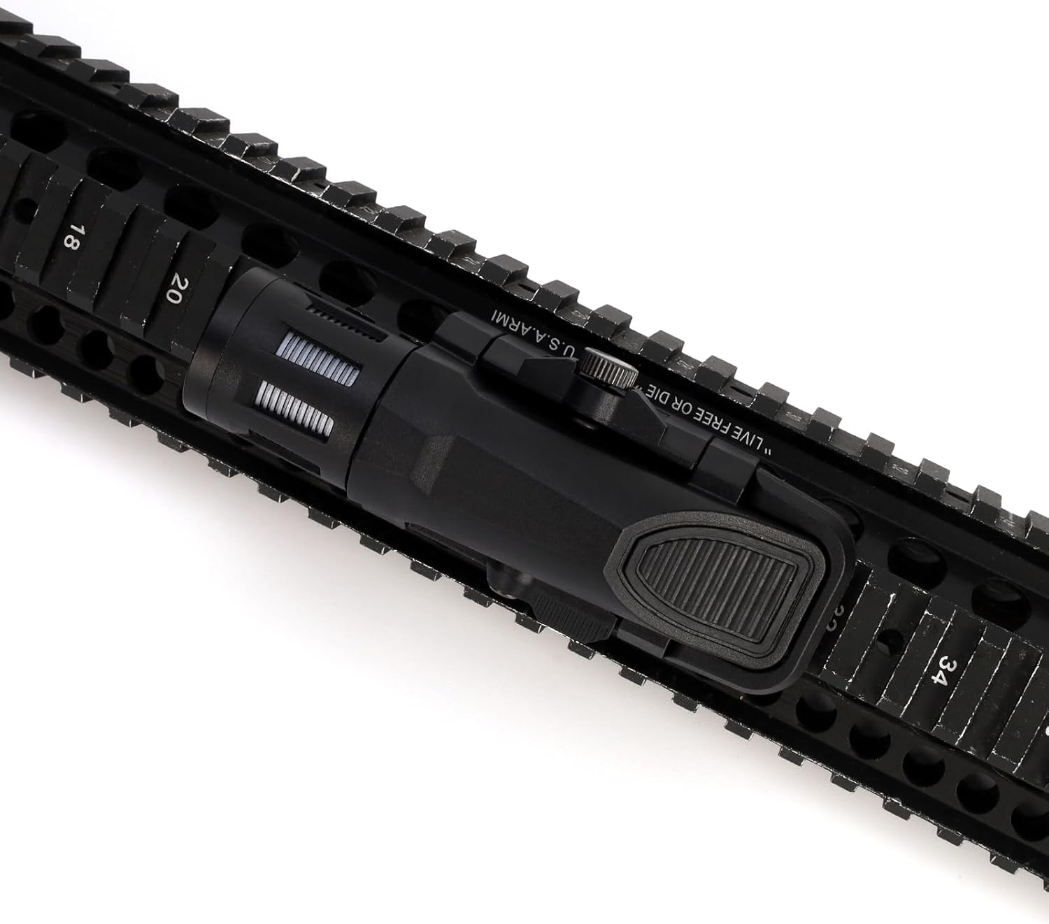 Picatinny Light Tactical Weapon Rifle Light for Outdoor Hunting 400 Lumens Black