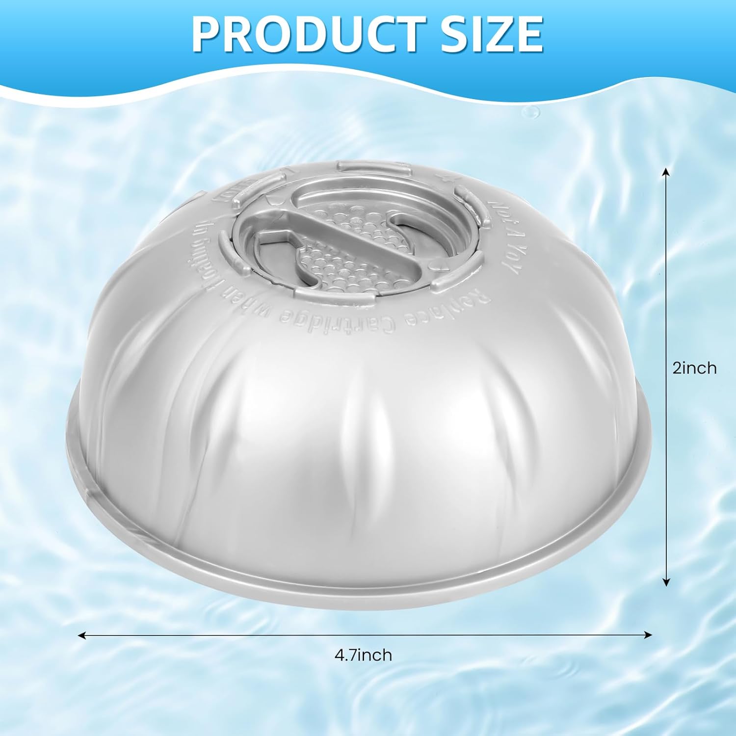 Hot Tub Cartridges Replacement for Frog Ease Floating System UP to 600 Gallons,6 Packs