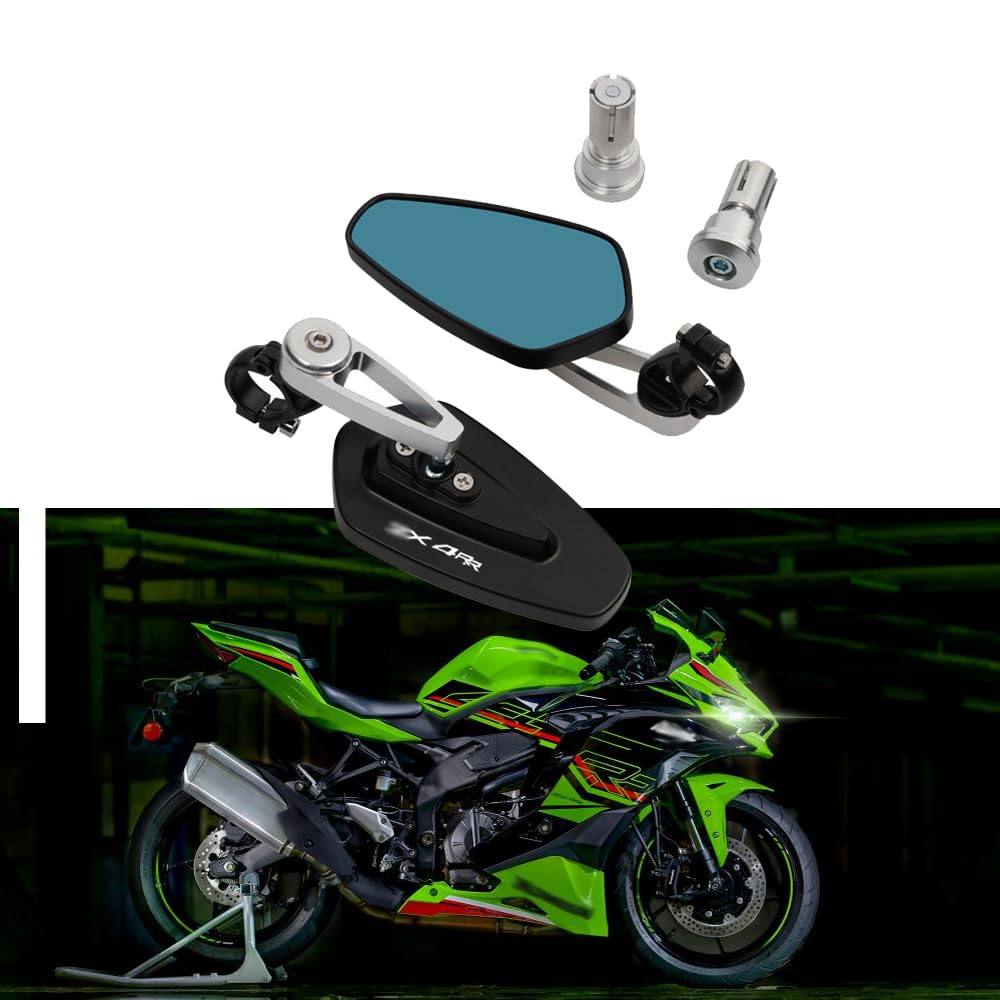Amazon | for Z-X4RR Z-X4R 2022 2023 オートバイハンドルバーエンド 