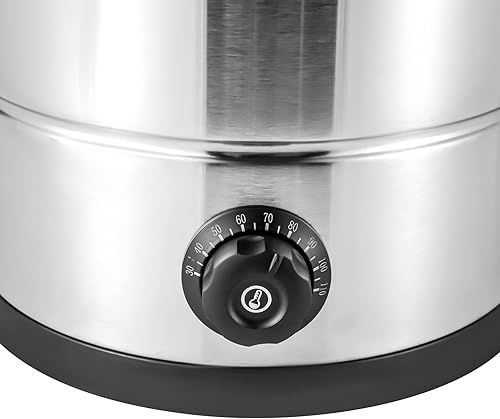 Miniatura 5 de Titunjian Urna de café comercial de acero inoxidable, dispensador de café de preparación rápida, dispensador de bebidas calientes, urna de agua