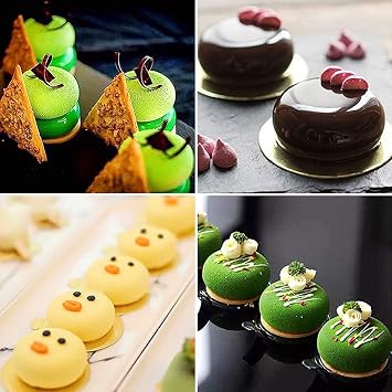 قوالب سيليكون الحجر لخبز كعكة موس، قوالب سيليكون Fondant لخبز الكعك، الحلوى الفرنسية للمعجنات قالب الشوكولاته