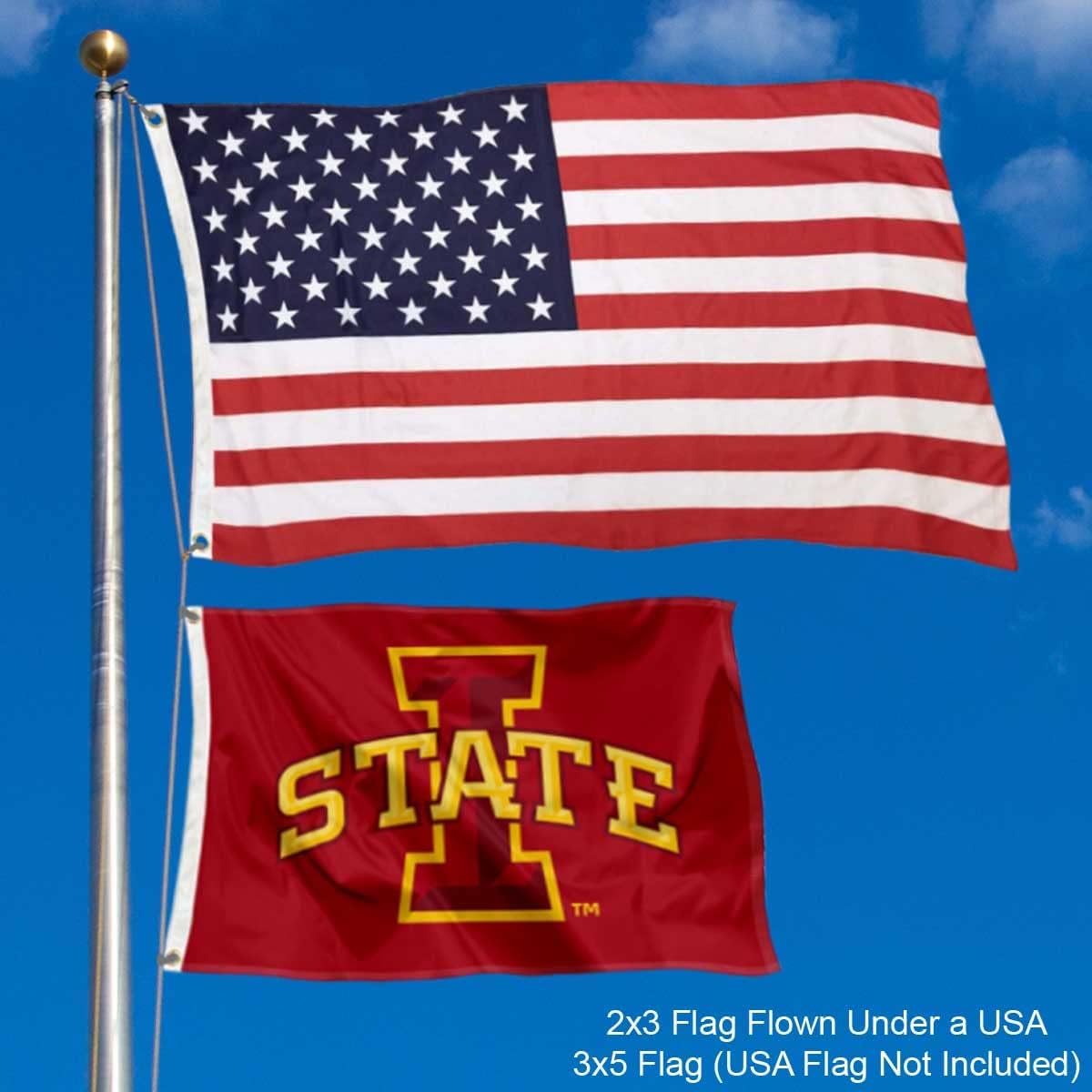 Iowa State Cyclones Small 2x3 Foot Flag - Image 2
