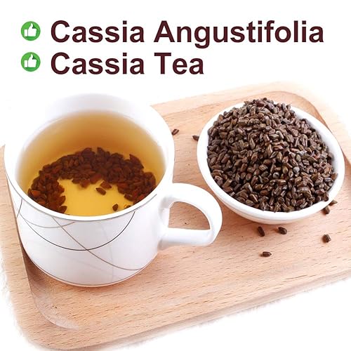 Miniatura 4 de Plant Gift Cassia Angustifolia Tea, & # x0201D Medicina herbaria china Cassia Seed Tea cocido fritura, té de flores de salud 250 g 8.8 oz