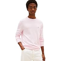 Tommy Hilfiger Uomo Pullover Essential Cotton con Scollo Rotondo