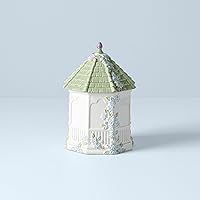 Vista 3 de Lenox Butterfly Meadow Figural Gazebo Cookie Jar, 10-Inch, White