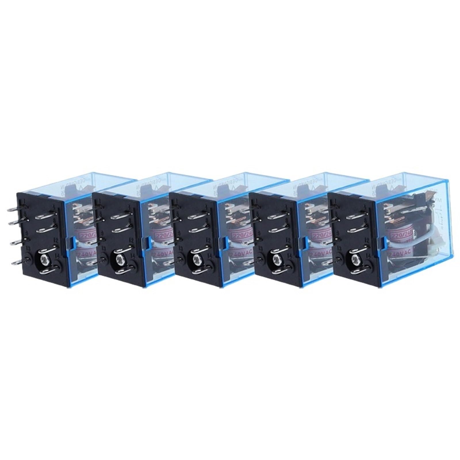 Relais MY2NJ DC24V AC220V composant automatisme industriel rail DIN - 7