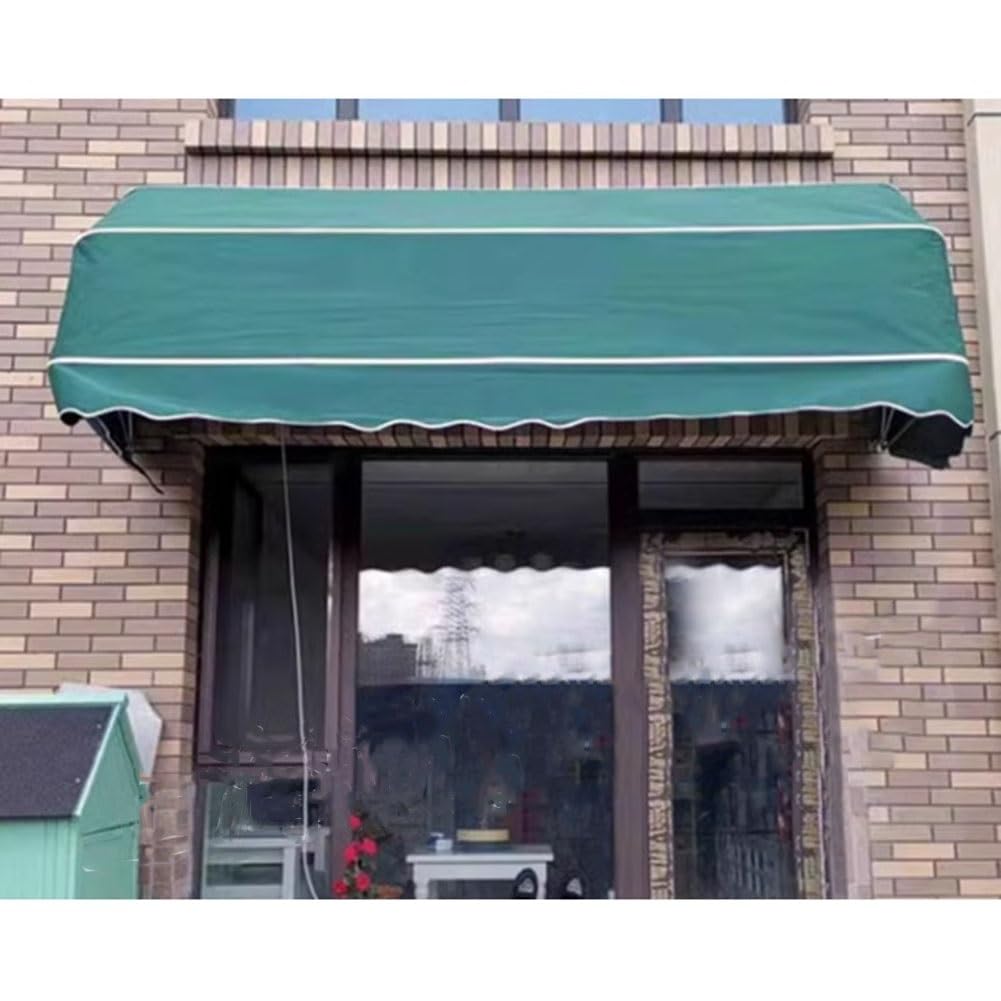 Tenda Da Sole In Policarbonato 200x100cm Per Porte E Finestre - Protezione Pioggia E UV - Foto 2