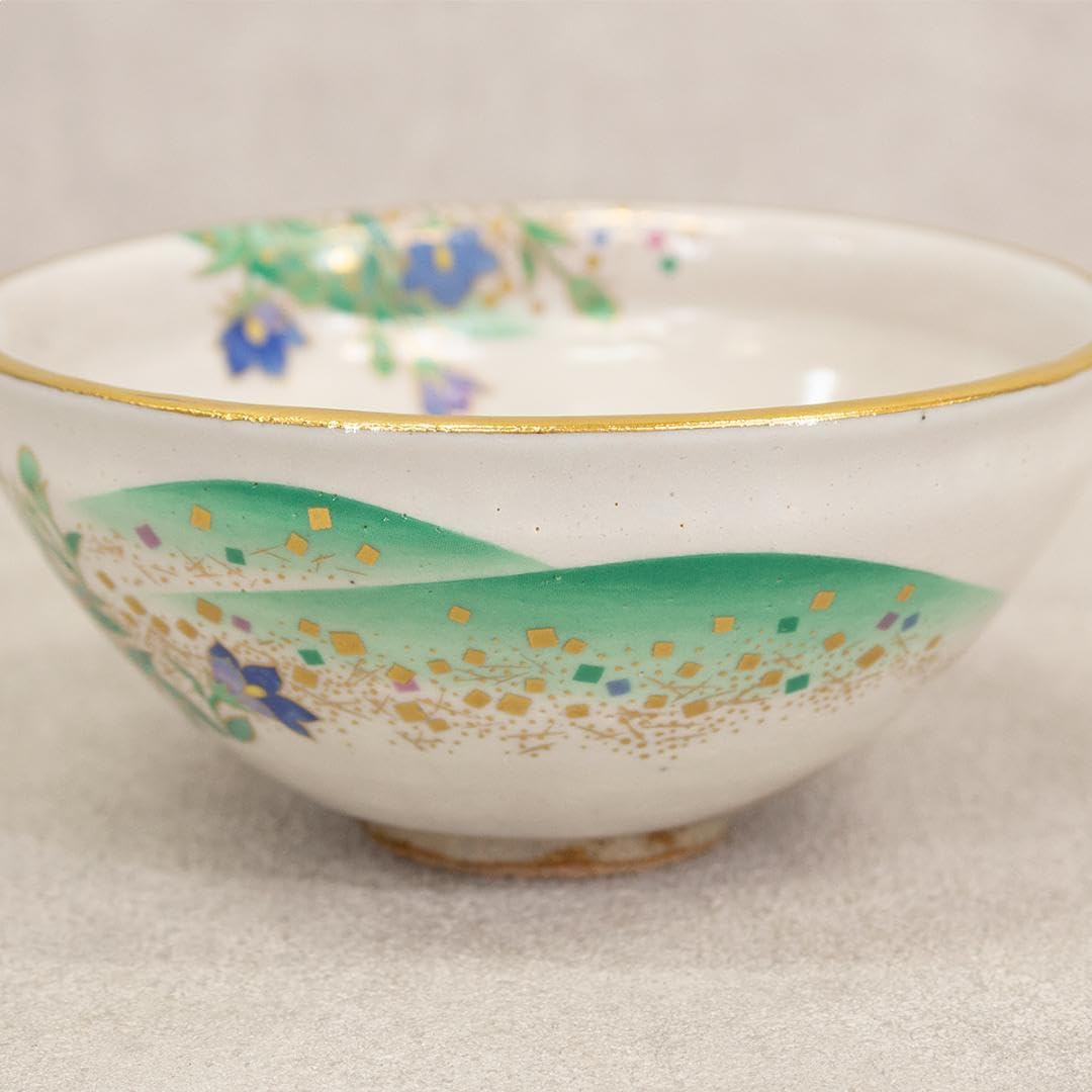 抹茶茶碗 12個セット未使用品 桑野むつ子デザイン御所の花十二ヶ月 Amazon.co.jp: 桑野むつ子 京焼 作家物 抹茶碗 茶碗 御所の花十