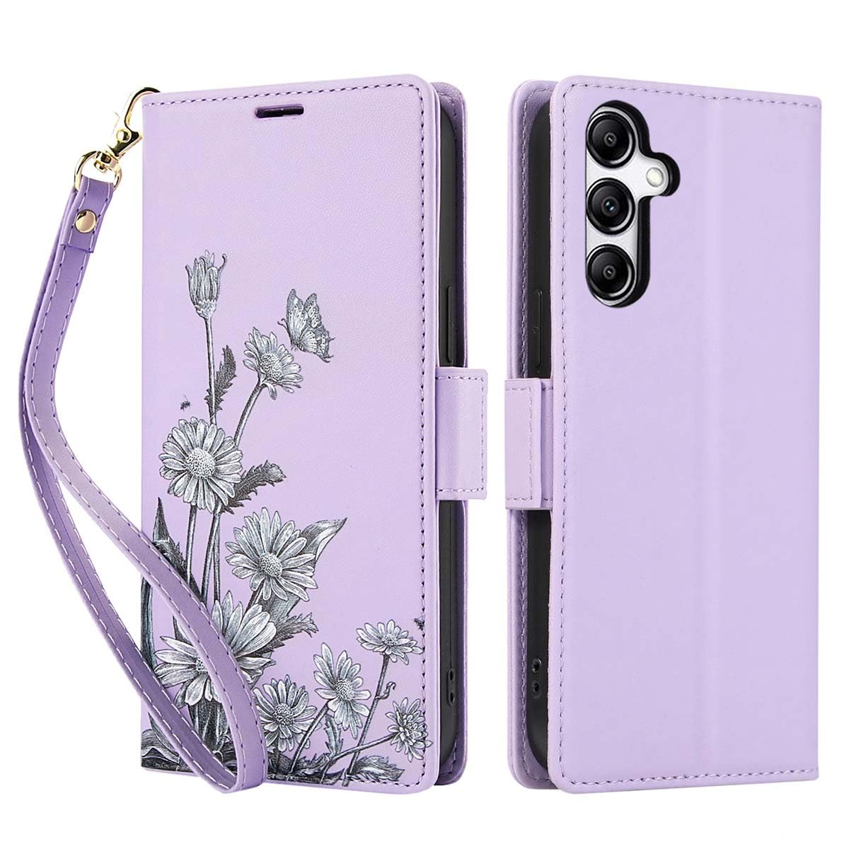 Coque Samsung A34 5G housse protection intégrale silicone et portefeuille rabat