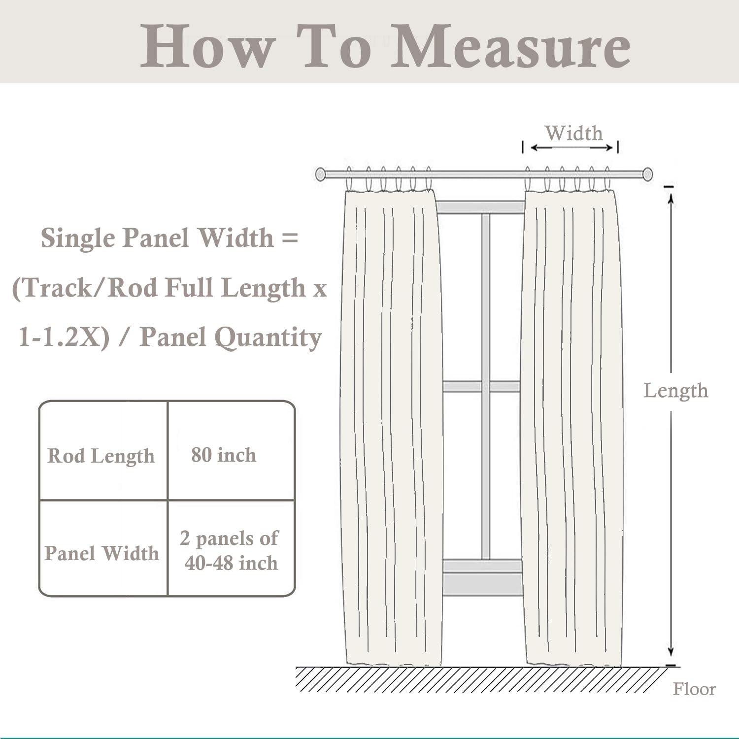 Cortinas opacas de lino gris claro de 84 pulgadas de largo, 100 % bloqueo de luz, tela texturizada para dormitorio y sala de estar, 72 pulgadas de ancho x 84 pulgadas de largo, 2 paneles, diseño