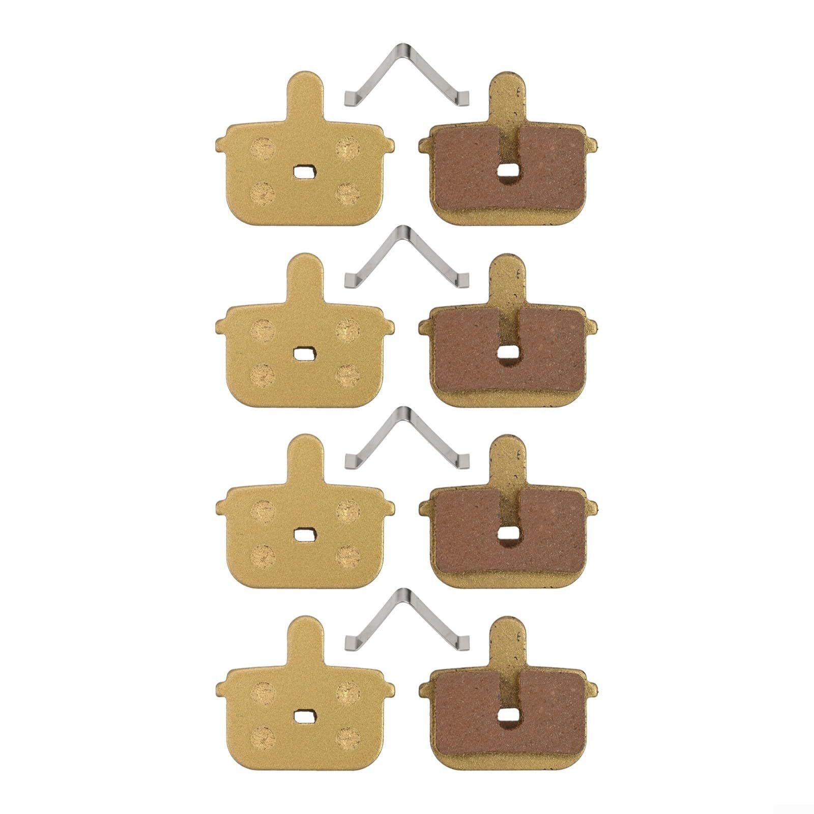 Startbuymore Disc Brake Pads for Kugoo G Booster Electric Scooter 4 Pair Set for Optimal Braking Efficiency (Full Metal)