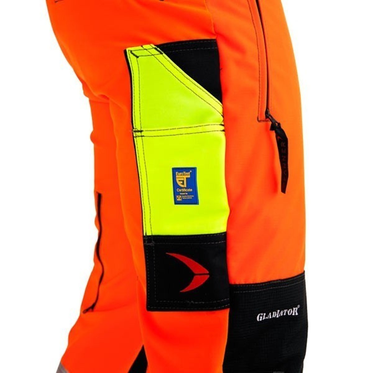 Pfanner Warnschutz Schnittschutzhose Ventilation EN471 Klasse 1, Größe:XXL, Farbe:orange
