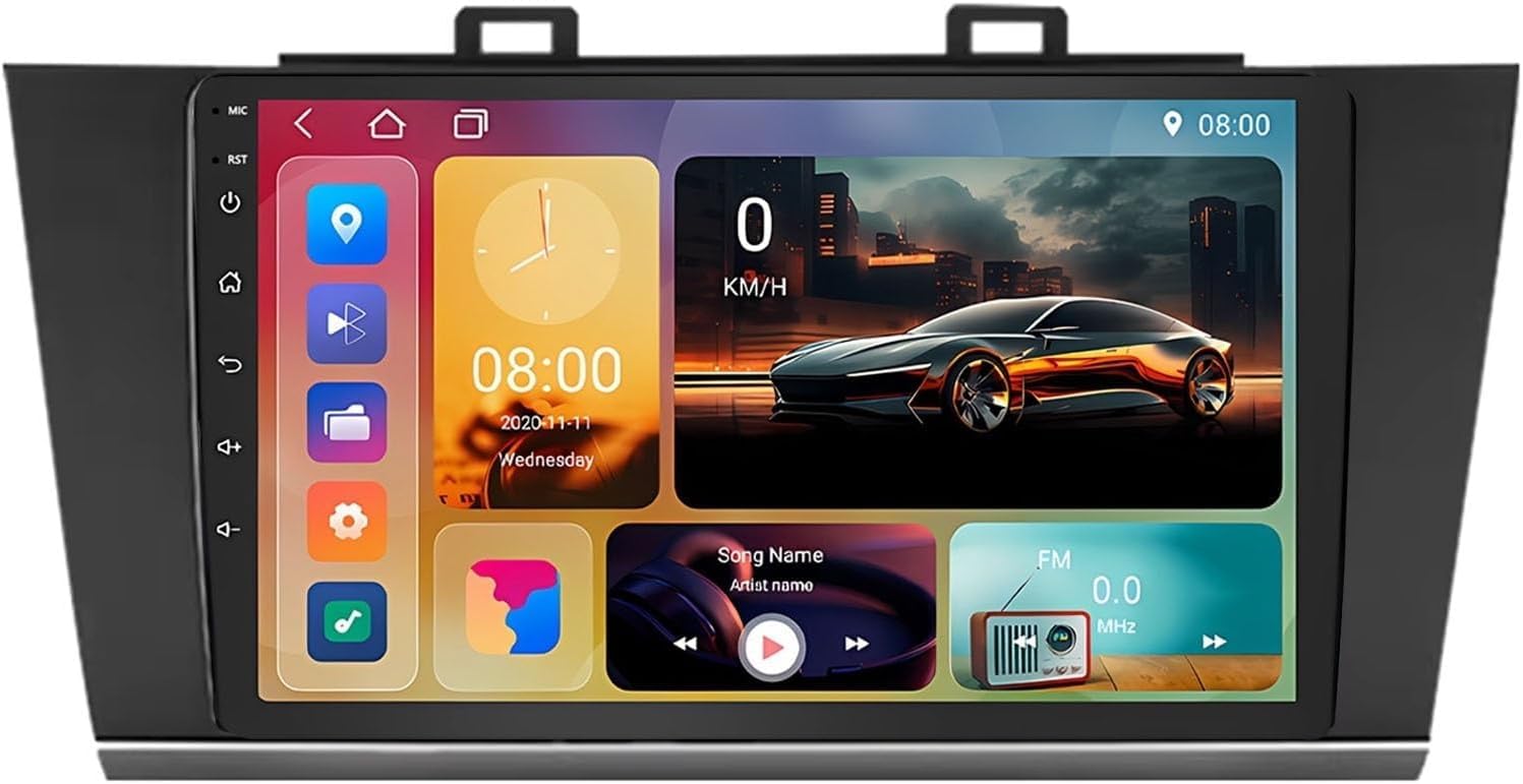 ,A1 1g+32g,Radio samochodowe Android 15 do Subaru Outback 2015-2018, 9-calowy ekran dotykowy IPS, bezprzewodowy CarPlay i Android Auto, GPS, WiFi, Bluetooth