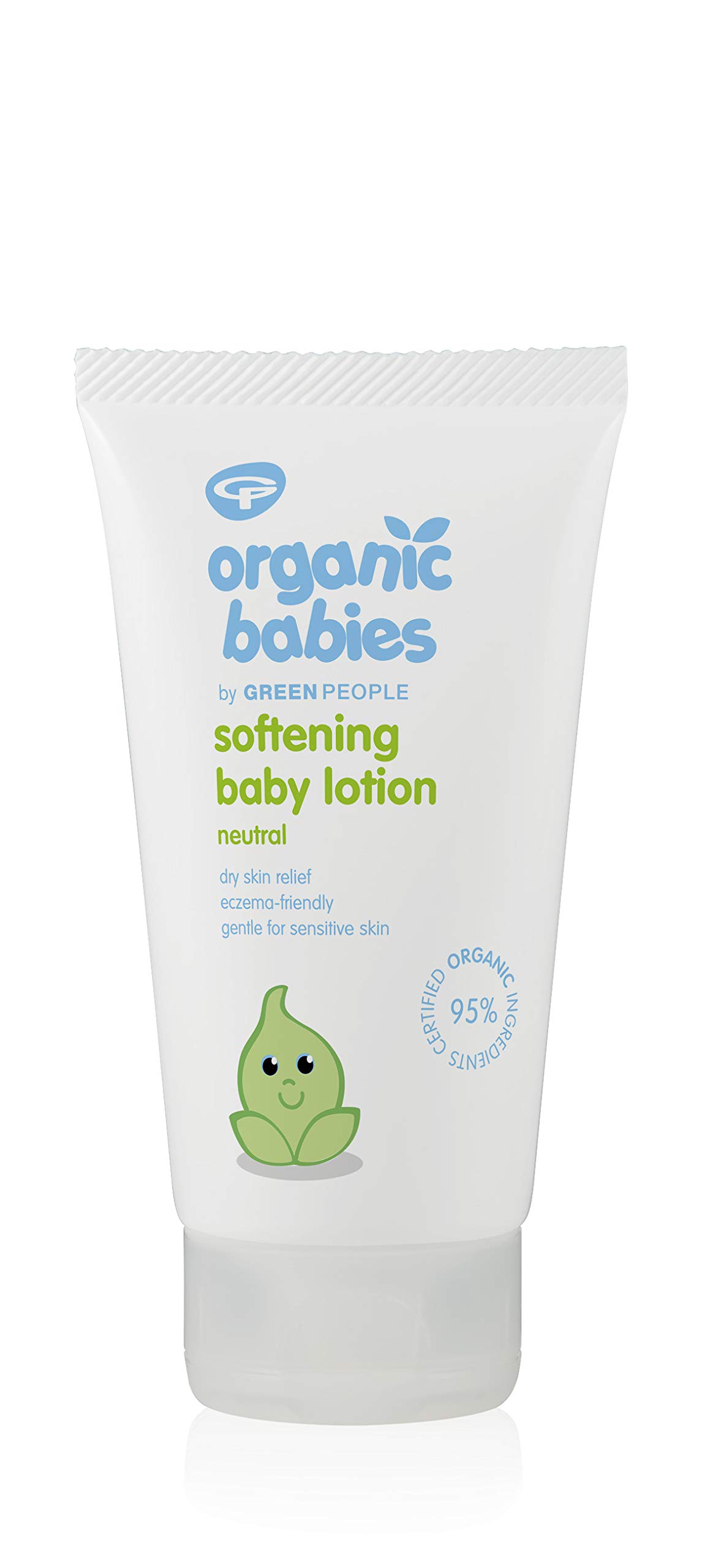 Green People Organic Babies Softening Baby Lotion 150ml | Natural & Organic Face & Body Moisturiser for Babies | Scent Free, Eczema-Friendly & Gentle on Sensitive Skin | Paraben Free, Cruelty Free