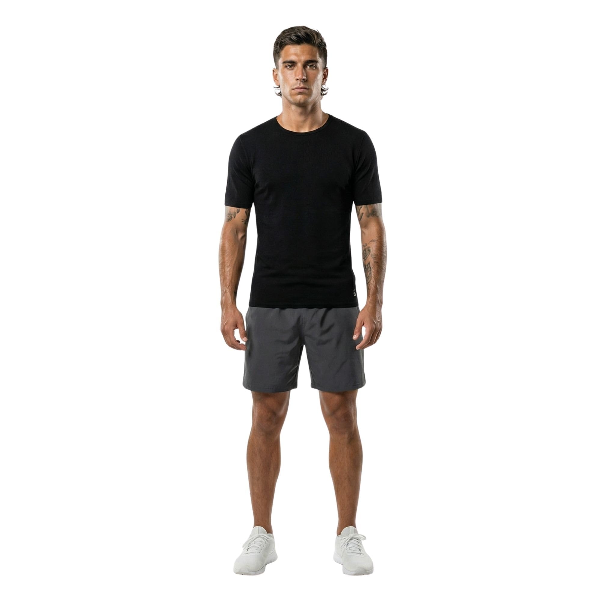 Real Madrid HerrenT-Shirts, 5er Pack | Offizielles Lizenzprodukt, Unterziehshirts 100% Baumwolle, Fangeschenk Männer mit Logo