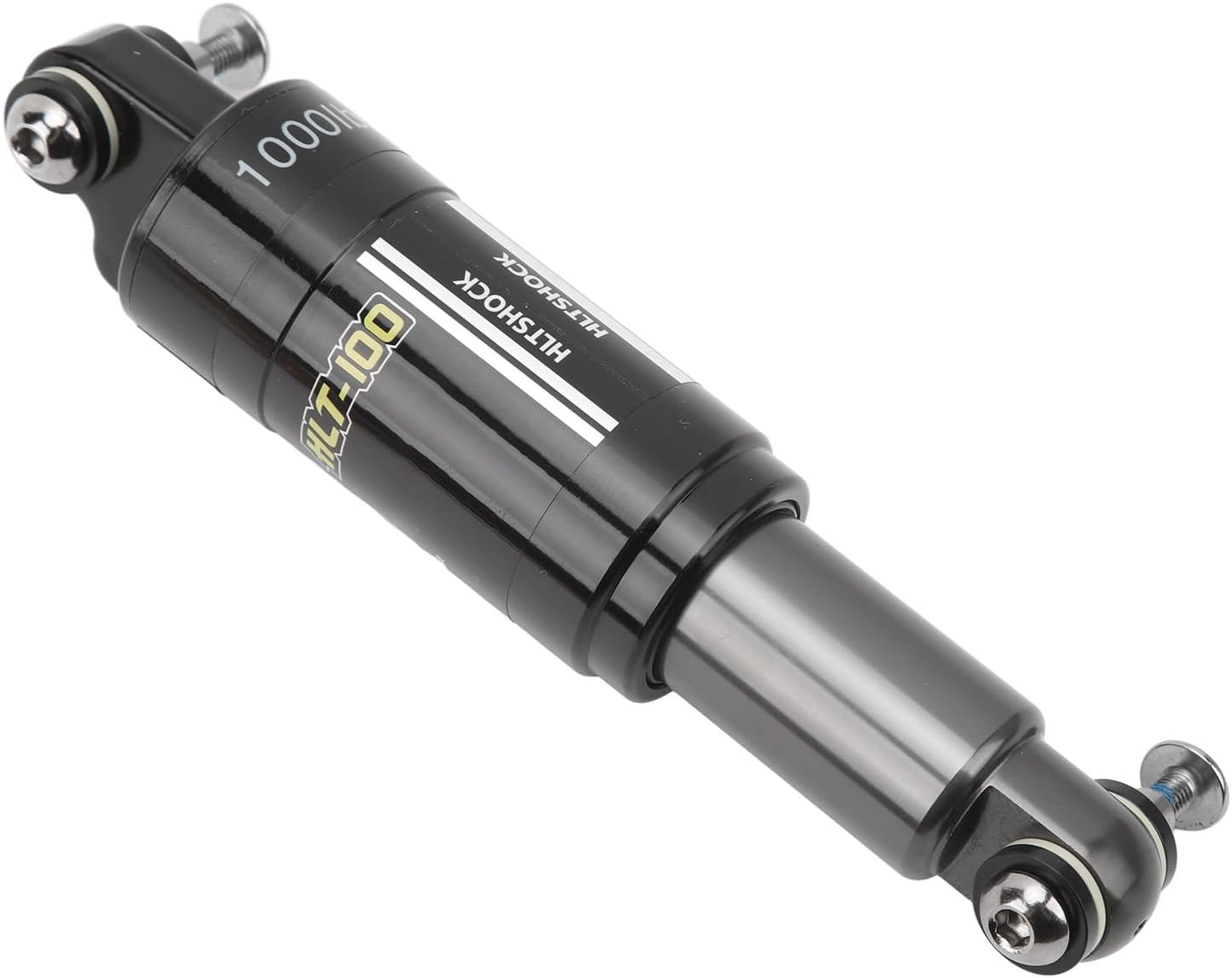 Mountain Bike Rear, 185mm 1000lbs Lightweight Aluminum Alloy Adjustable Rear Shock with Three Damping Modes for Mountain Bikes, Electric Bikes, and Off Road Cycling