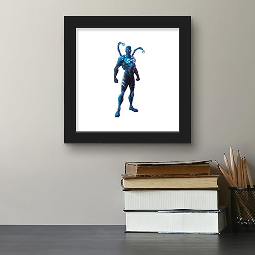 Miniatura 4 de Trends International Gallery Pops DC Comics Blue Beetle - Póster de pared con postura, 12 x 12 pulgadas, versión de marco negro