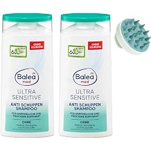 2 x Balea Med Anti-Dandruff Ultra Sensitive Shampoo 250 ml each + Bonus Scalp Brush
