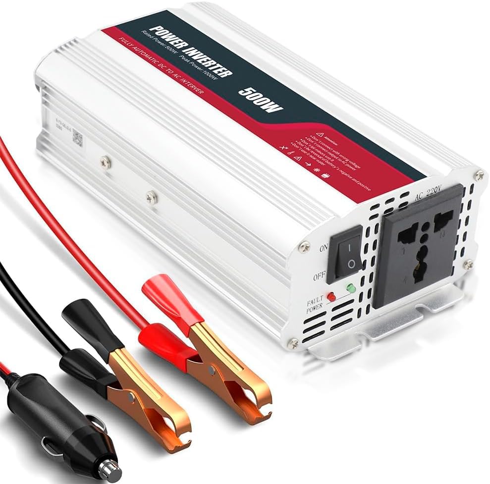 Inverter 12V To 230V 200W - 2 Prese AC, 4 USB, Convertitore Per Auto E Campeggio, LCD - Foto 5