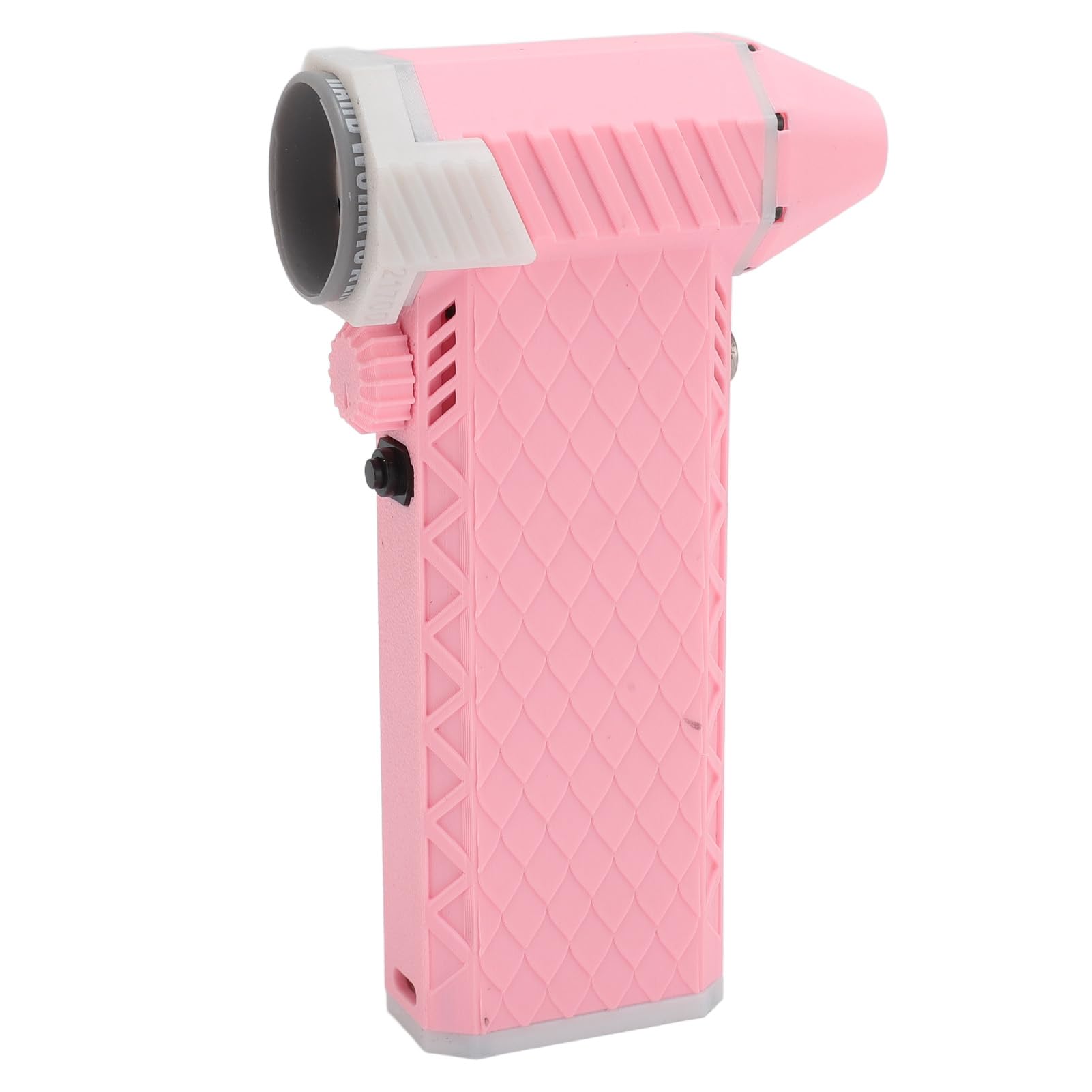 Qiilu High Speed Duct Fan 200000RPM Handheld Air Blower for Car Cleaning Computer Keyboard Pet Hair Removal (Rosy)