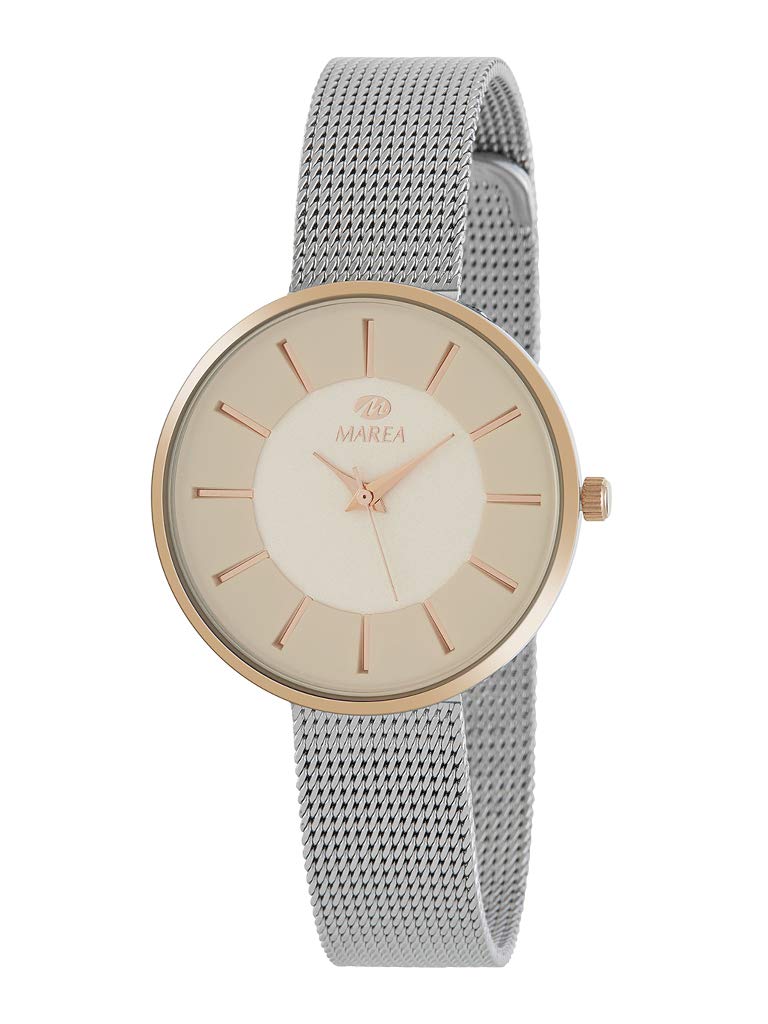 Olympic Sam OL66DDL004 - Dameshorloge met zwarte leren band - 36 mm