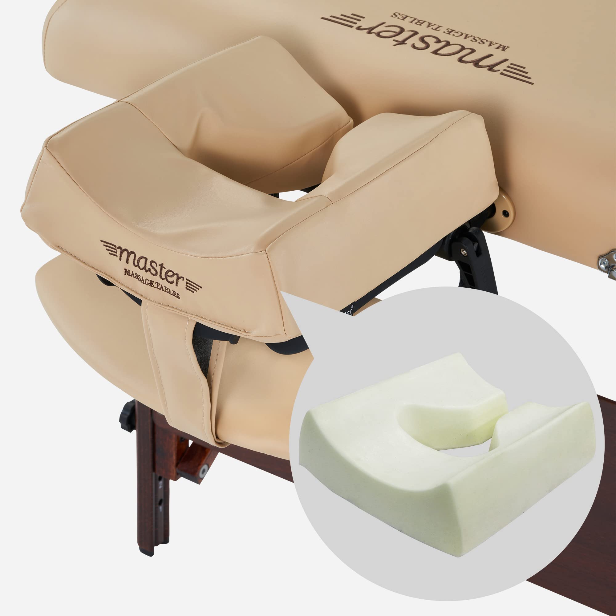 Master Massage Del Ray - Masaje portátil para mesa de tatuaje, pestañas, spa, salón de belleza, cama, arena, 71 cm de ancho con capacidad de peso: 300 kg