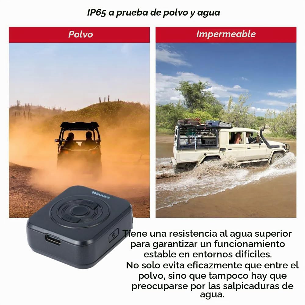TKMARS Mini Localizador GPS para Coche 4G Sin Subscripción Vehículo Posicionamiento GPS Cobertura Global sin Límite de Distancia, Seguimiento en Tiempo Real Historial de Rutas y SOS Alarmas