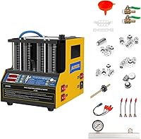 Vista 6 de AUTOOL Limpiador y probador de inyector de combustible de onda ultrasónica, herramientas de limpieza de sistemas de inyección de combustible