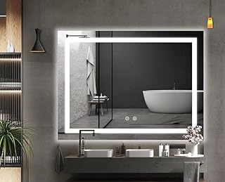 BELOFAY 500x700mm Clara Bathroom LED Mirror, Illuminated Bat