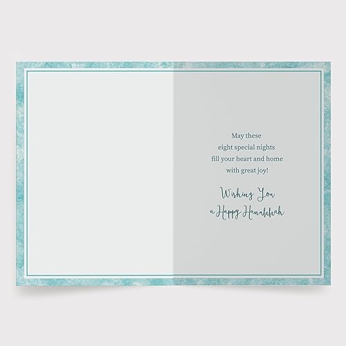 Miniatura 2 de Designer Greetings Special Thoughts - Tarjetas de Hanukkah de lujo, diseño de mesa de Hanukkah brillante (6 tarjetas con sobres blancos)