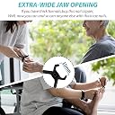 ZIBUYU® Nail Cutter, Wide Jaw Opening Nail Clippers for Thick Nail cutter set for adults Big & small Toe nail cutter nail clippers set for men women Stainless stee gallery image