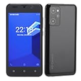Yoidesu 5 Inch Smartphone with 1440 x 3040 Resolution, 4GB RAM 32GB ROM, Face Recognition, 8MP Camera, for Android 12 with HD Screen, MT6580M Processor (Black)