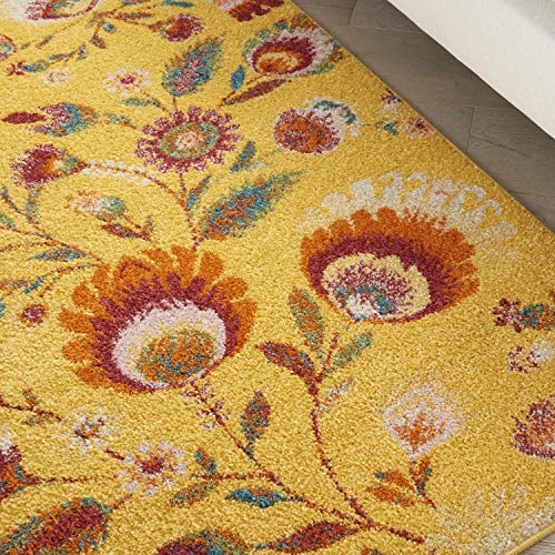 Nourison-Allur-Non-Shedding-Botanical-Contemporary-Yellow-Multicolor-4-x-6-Area-Rug-4-x-6 61mp3iT2DdL