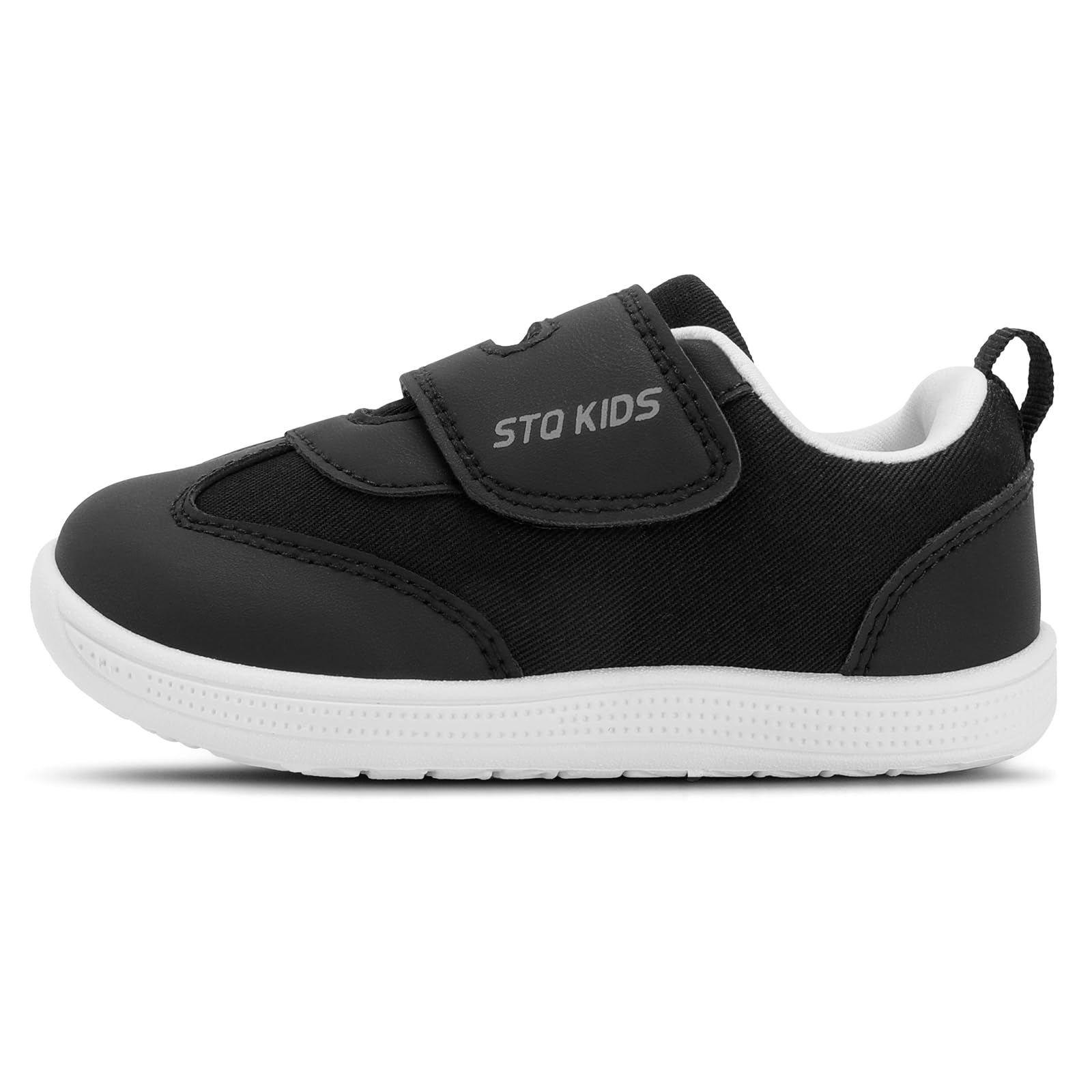 STQ KIDS Scarpe Bambini Barefoot Zero Drop Punta Larga Suola Bambina Bambino Ginnastica Antiscivolo per Primi Passi 21-29 EU