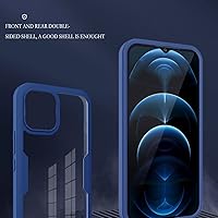 Vista 4 de CCSamll - Funda transparente para Xiaomi Redmi 10C con protector de pantalla integrado, delgada, de cuerpo completo, resistente, suave, TPU