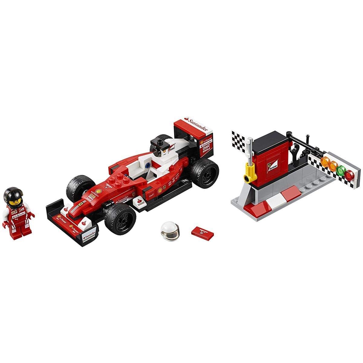 Amazon.com: LEGO Speed Champions 6175267 Scuderia Ferrari SF16-H