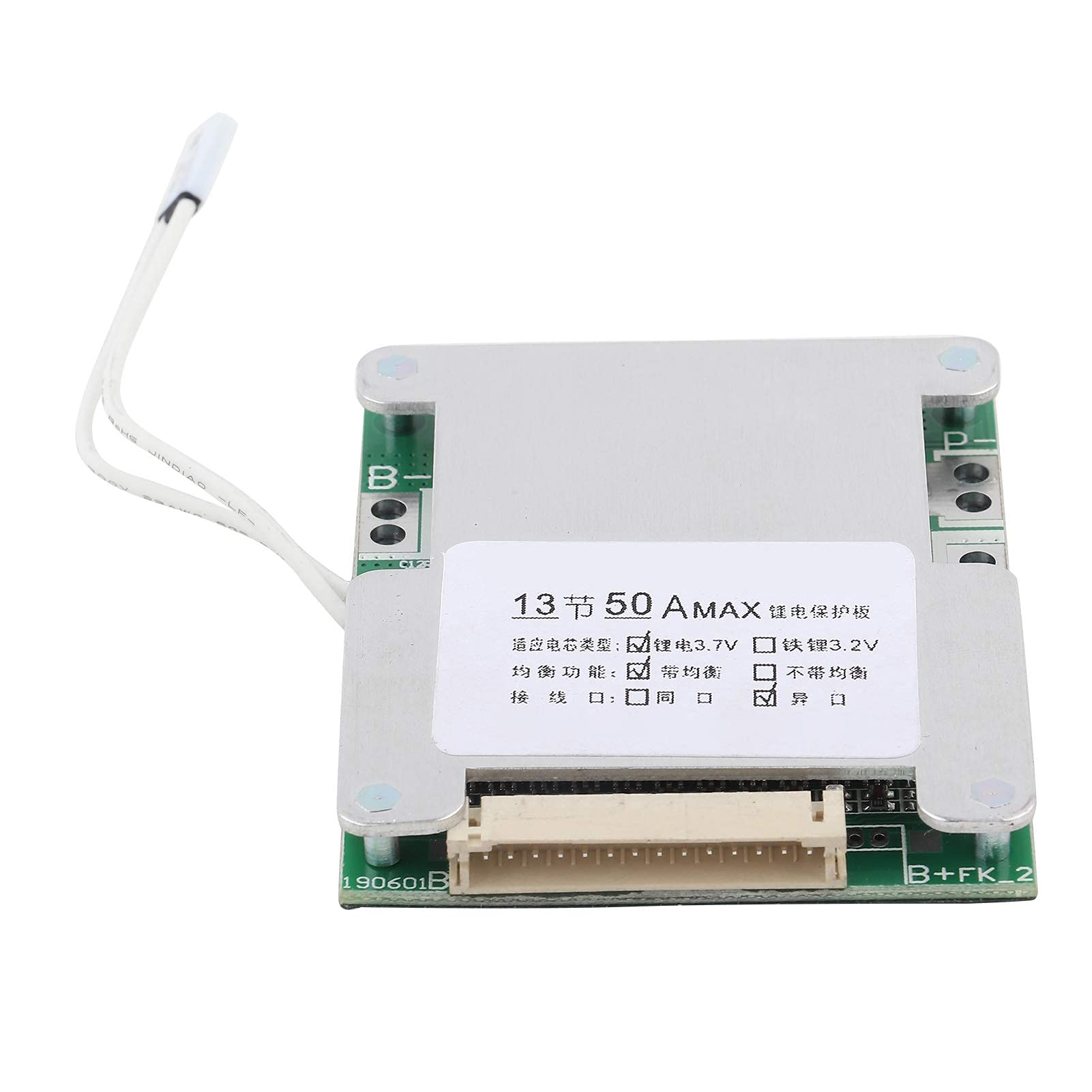 Karta ochronna akumulatora litowego PCB Panel ochronny akumulatora 13S 50A z wyważonym modułem ochrony przed zwarciem