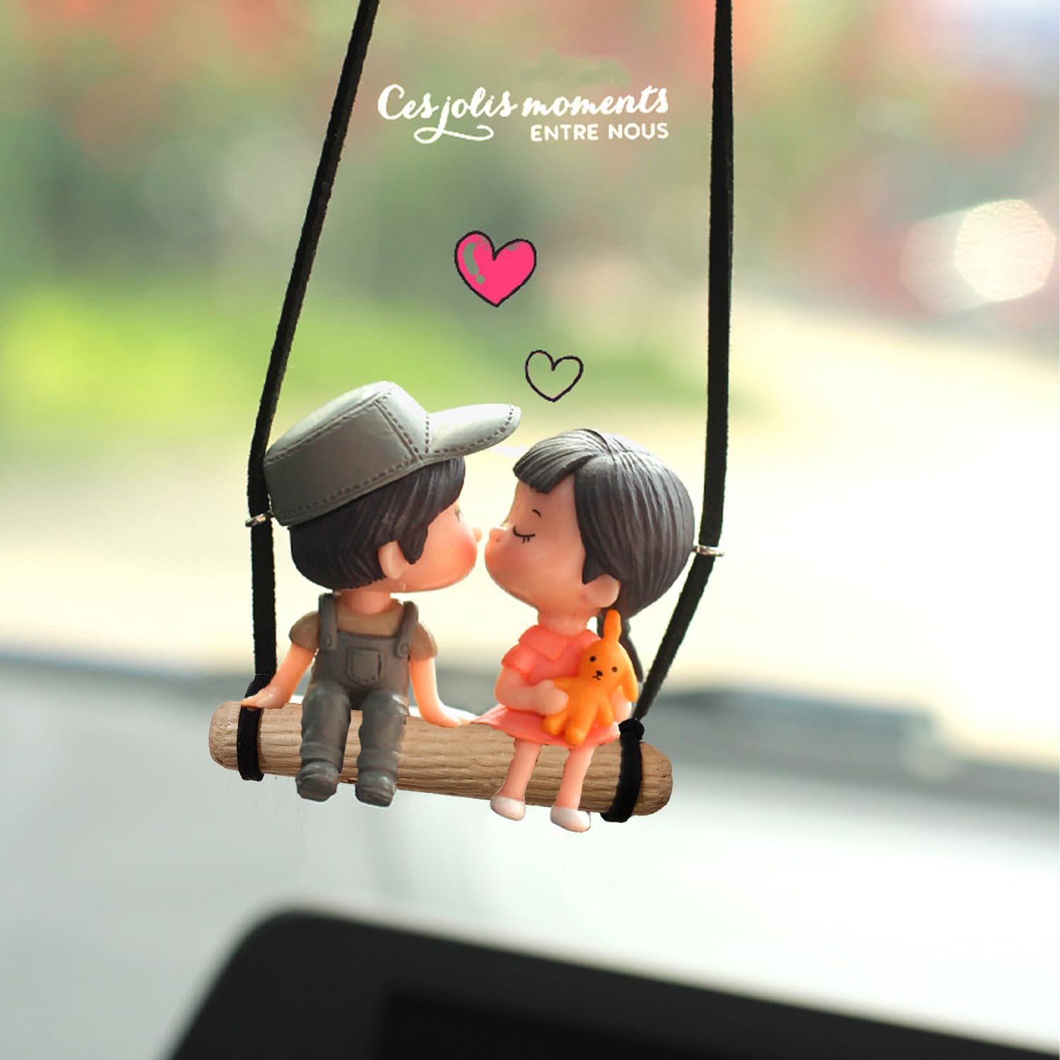 Rear View Mirror Hanging Accessories - Swinging Duck Car