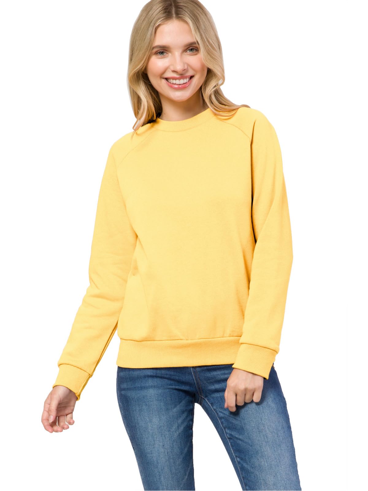 Design by Olivia Womens Fleece Crewneck Sweatshirt Pullover