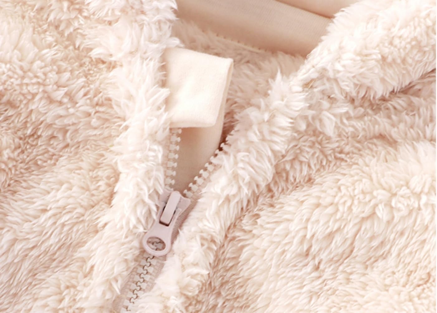 CAHL&FAUO Toddler Boy Fleece Jacket Baby Girl Winter Zip Up Hooded Coat Warm Outwear - Image 2