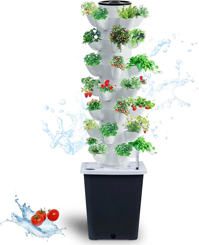 Smart Hydroponic Vertical Garden Tower
