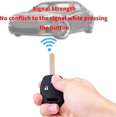 Miniatura 4 de 2 PCS for Honda Key Fob Cover, Silicone Key Protector with Keychain Compatible with 2005-2017 Honda Accord Crosstour CR-V CR-Z Civic Fit Insight