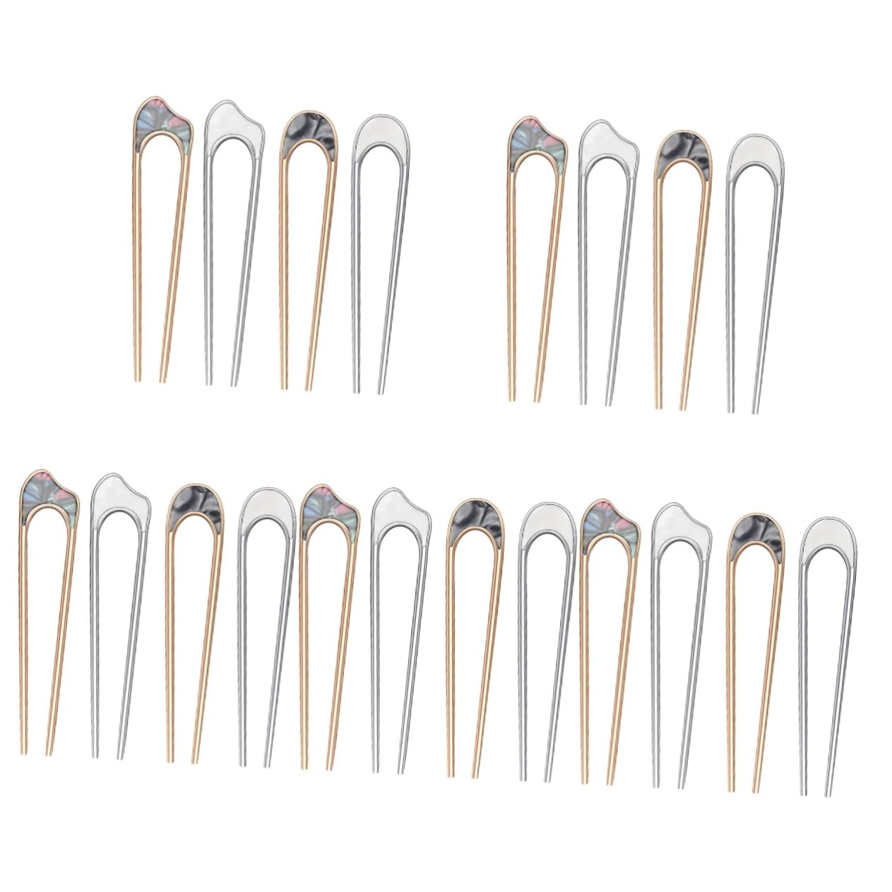 Didiseaon 20 Piezas Horquilla En Forma De U Horquilla De Acetato Francés Clip Para El Cabello Palillos Para El Cabello Concha De Tortuga Palitos Para El Cabello Accesorios Para El Cabello