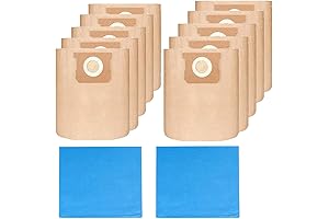 Shop Vac Dust Bags for 5-6 Gallon STANLEY Shop Vacs