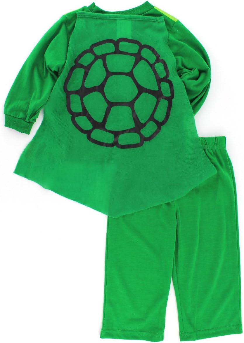 Teenage Mutant Ninja Turtles - Little Boys Long Sleeve Turtle Pajamas, Green 38239-2T-FBA - Image 2