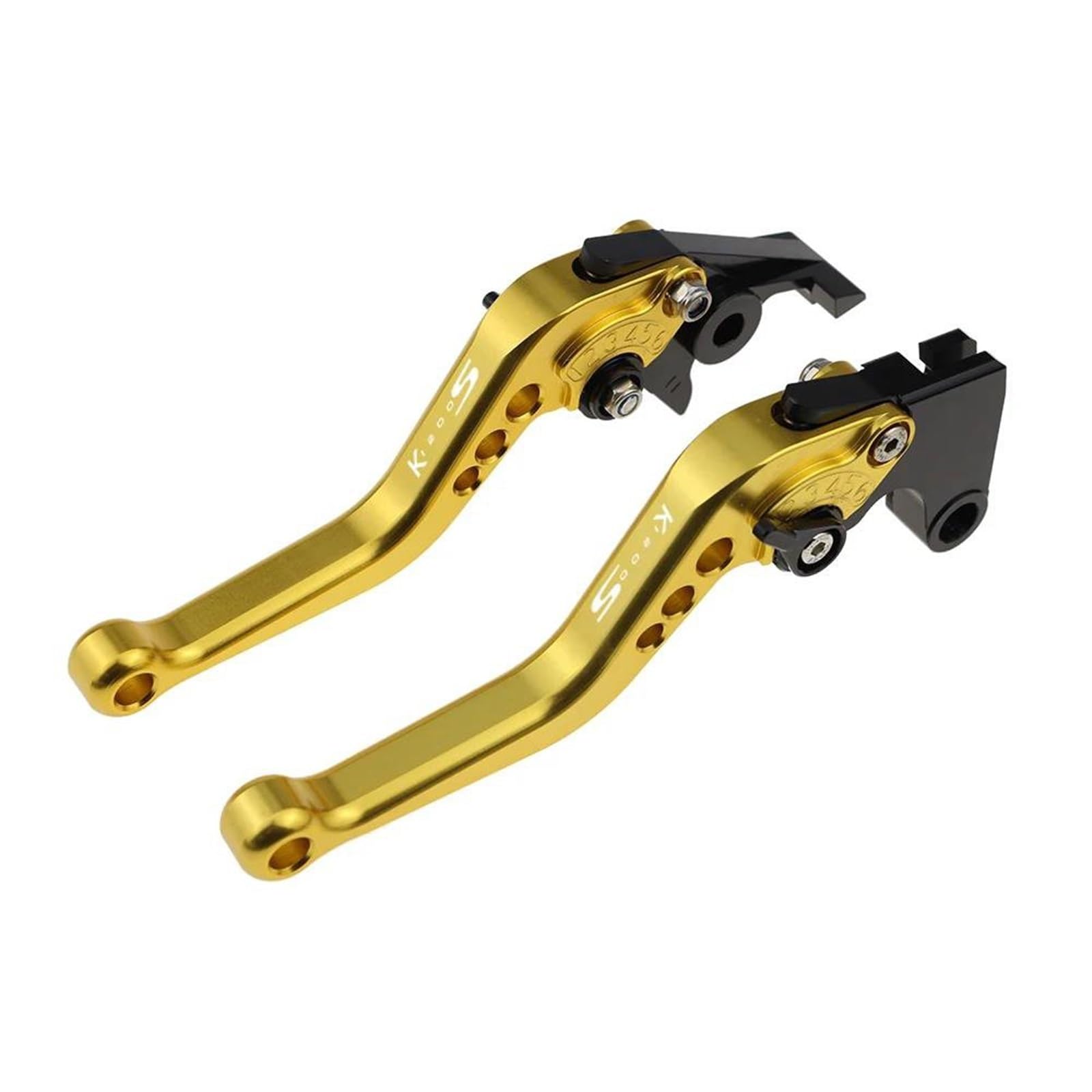 Fxvbg Yellow Clutch Motorcycle Parts Pivot Brake Clutch Levers Control Handles For Bmw K1200s K 1200S K1200 S 2004-2008 2007 2006 2005(Yellow)