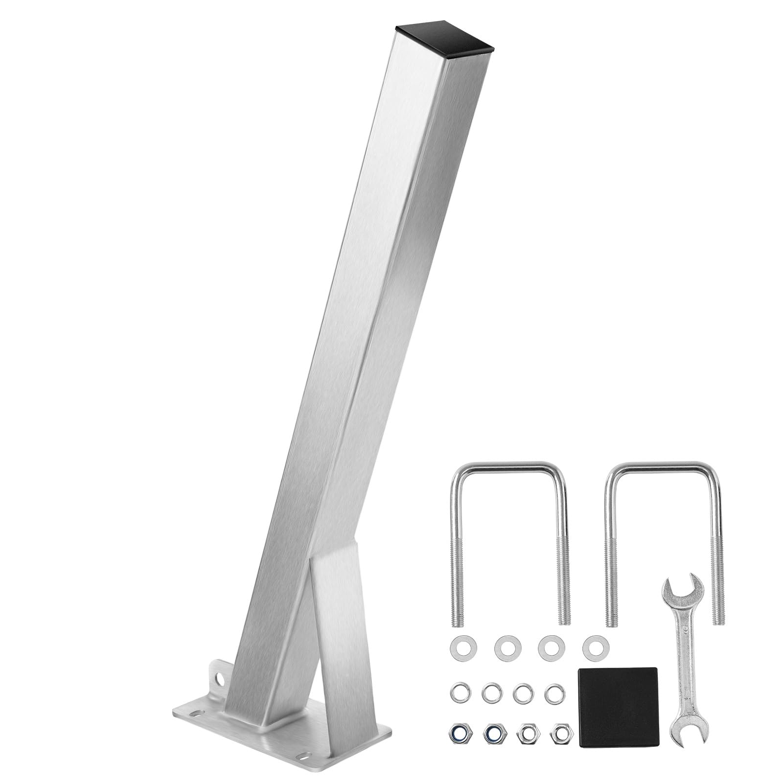 Condition photo showing New/Like New for vevor boat trailer winch stand, 3 x 3 x 34-inch winch posts, boat winch mount with u-bolts for 3 inches w x 3-4 inches h trailer tongue, galvanized, fit for jet ski, sailboat, fishing boat, speedboat