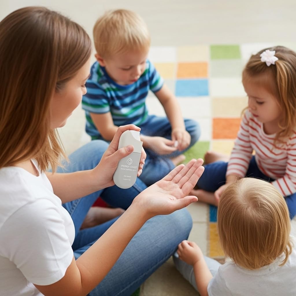 POCKET CARE Hand Moisturizing Cleanser Spray, Grape Aroma – Travel Size 0.50 fl oz (3 Pack) | Gentle Natural Hand Care for Kids & Family, Skin-Friendly Formula - Image 7