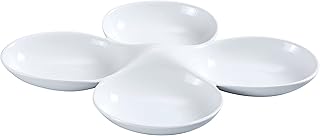 Yanco ML-824 Four Divided Bowl, 5 Oz/Well, 13.5
