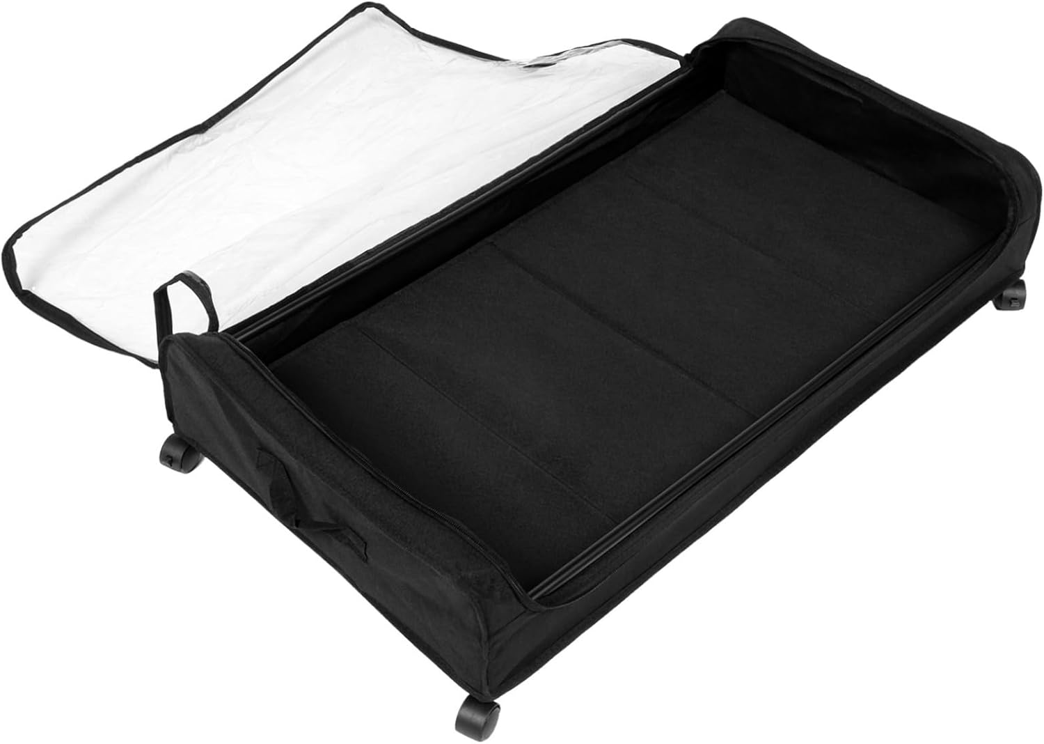 under Bed Storage Container with Wheels Pull-out Clothes Organizer for Space-saving Storage of Clothes Shoes Toys and Books Sturdy Design for Tidy Rooms